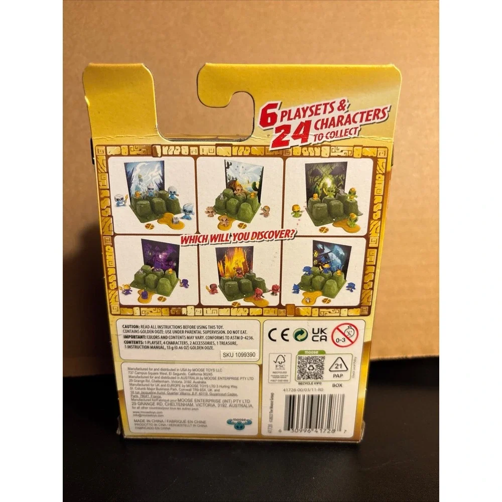 Treasure X Lost Lands Skull Island Treasure Hunt Figure Pack 4 Micro Sized Figs